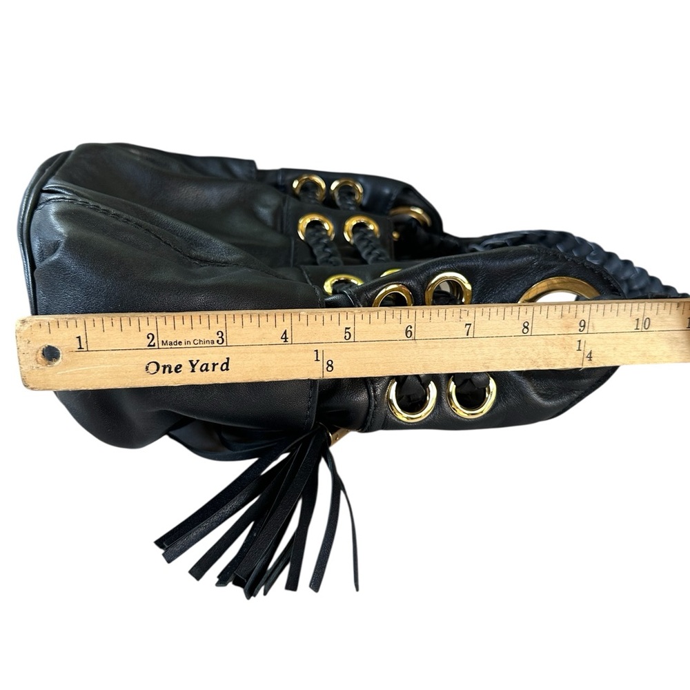 Michael Kors Black Shoulder Bag with Gold Details - Picture 9 of 9